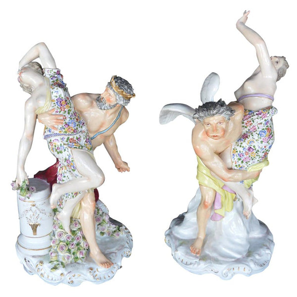 Set of Two Porcelain Sculptures