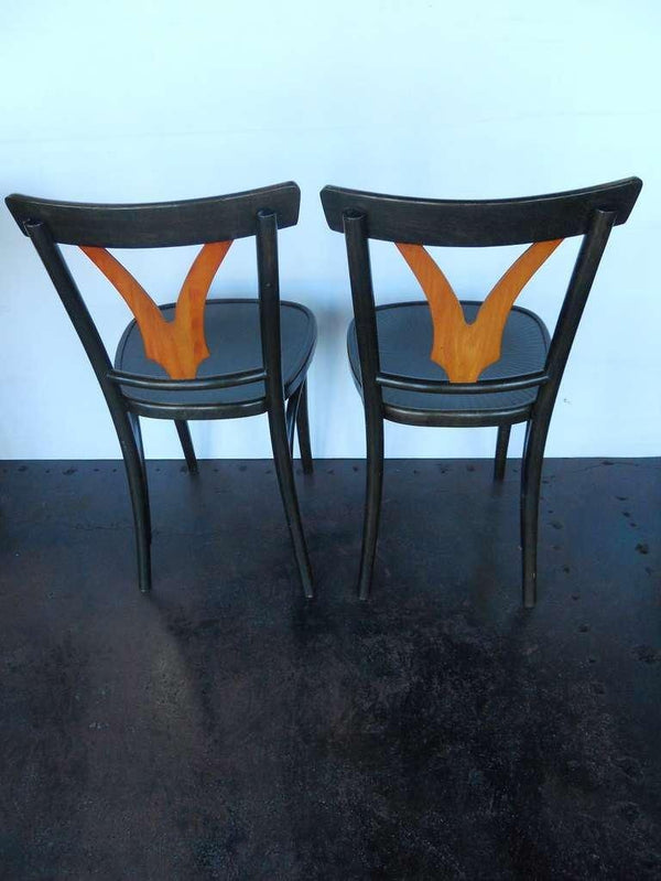 1950s Vintage Thonet Table and Chairs- 3 Pieces