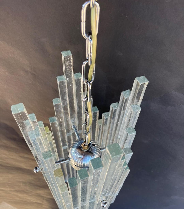 Vintage Italian Pendant with Murano Glass Rods by Poliarte
