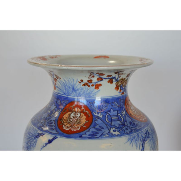 Pair of Early 19th Century Imari Porcelain Vases