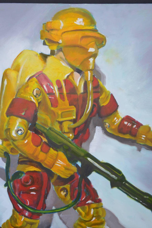Oil on Canvas of a Toy Soldier