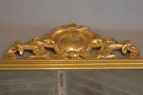 Antique Water Giltwood Mirror