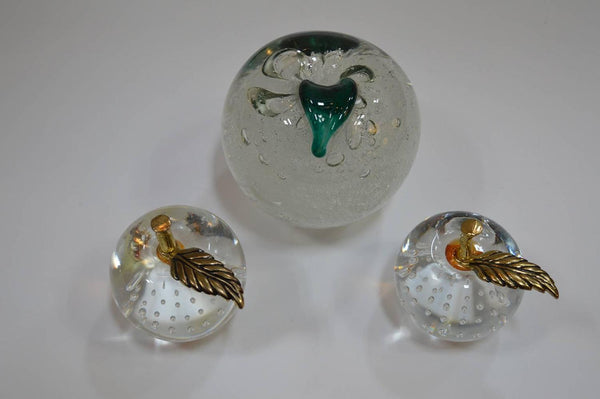 Collection of Art Glass Paper Weights