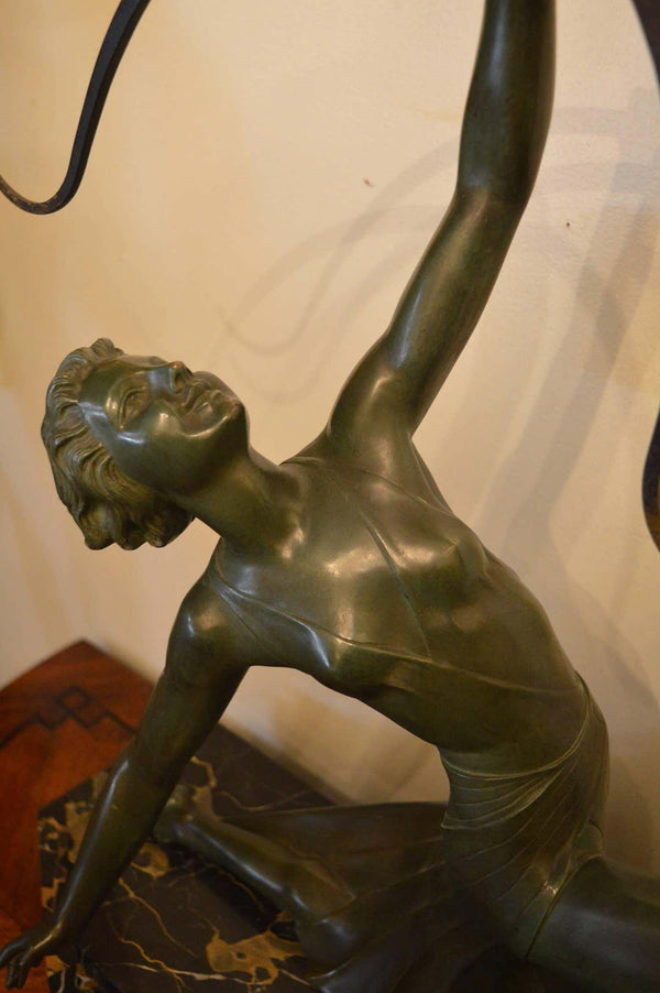 Art Deco Bronze Archer Statue