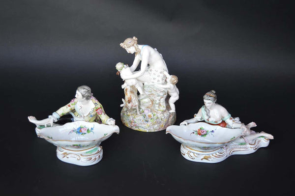 Collection of Three Meissen Figures