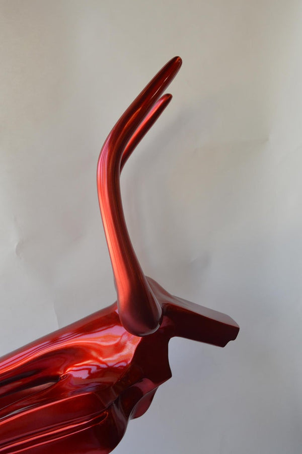 "Red Deceive", Sculpture by Mauricio Sorice