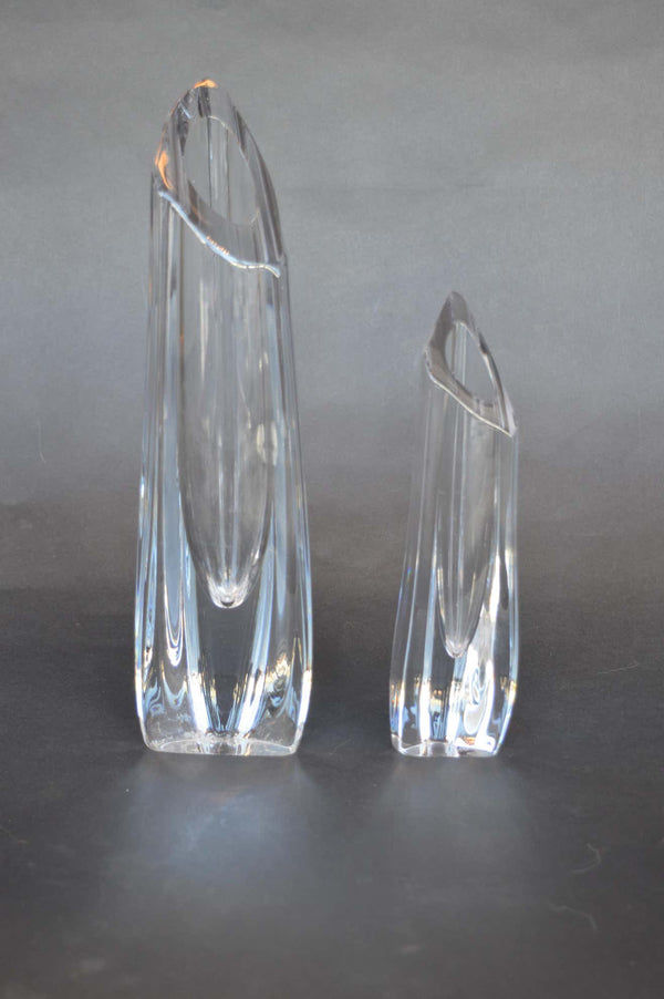 Set of Two Baccarat Vases