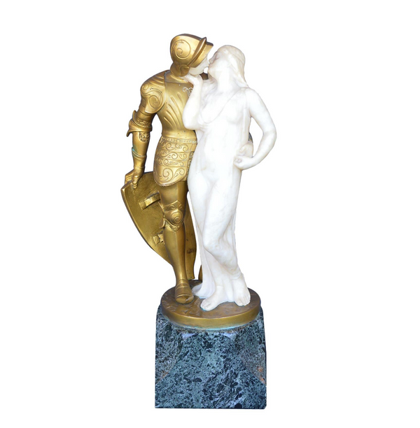 Erich Schmidt-Kestner (German, 1877-1941) gilt bronze and carved