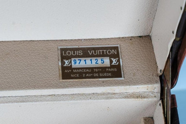 Two Vintage Louis Vuitton Trunks