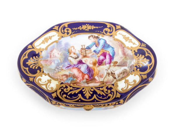 19th Century French Sevres Porcelain Box