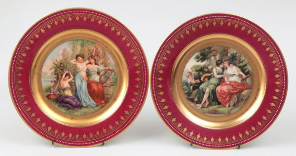 Set of Twelve Late 19th Century Royal Vienna Plates