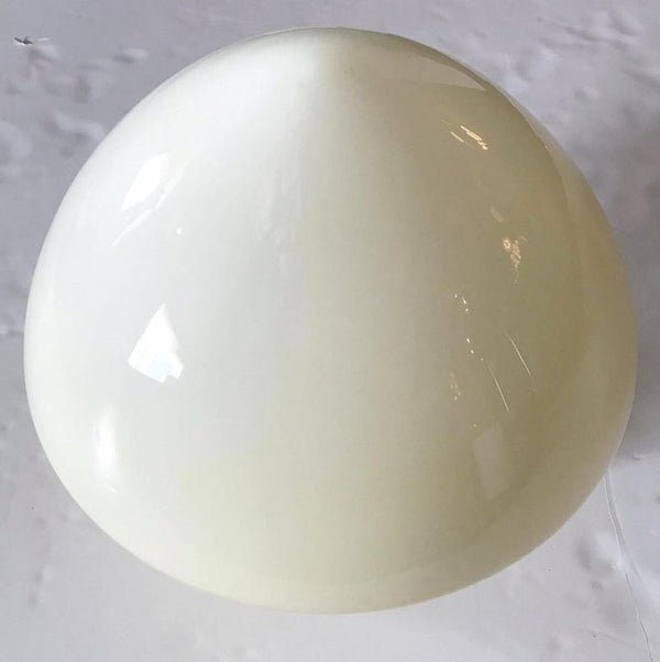 Vintage Table Lamp w/ Cream Murano Glass, Original Label Designed, De Majo 1960s