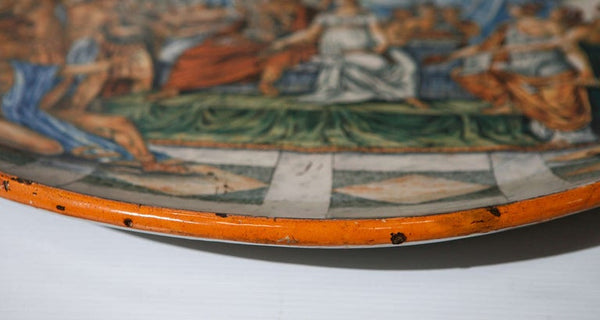 Large 19th Century Majolica Charger