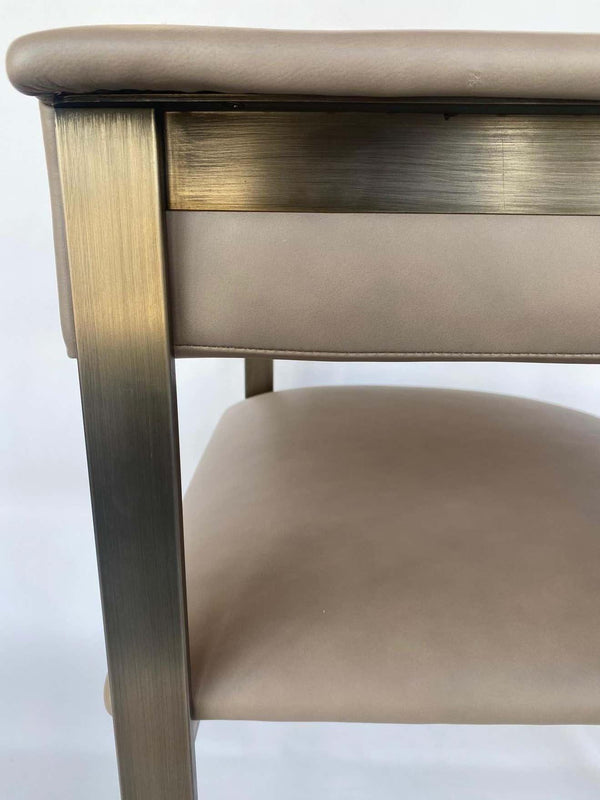 Pair of Interlude Home Darcy Dining Chairs. 21st Century