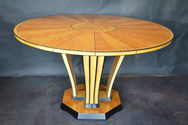 Italian Art Deco Inlaid Satinwood Table