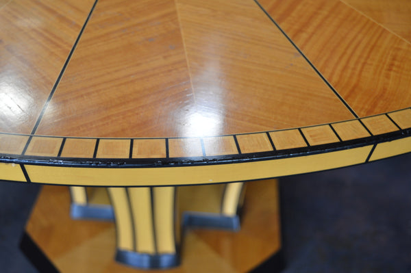 Italian Art Deco Inlaid Satinwood Table