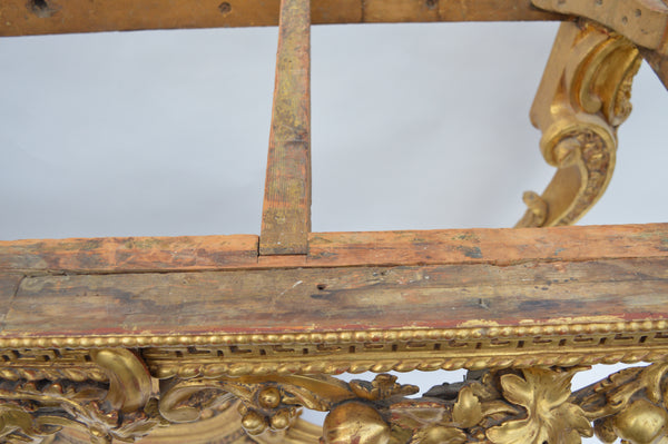 Original English, Neoclassical, Giltwood Console Table