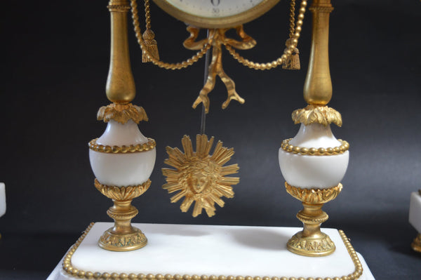 19th Century French Clockset