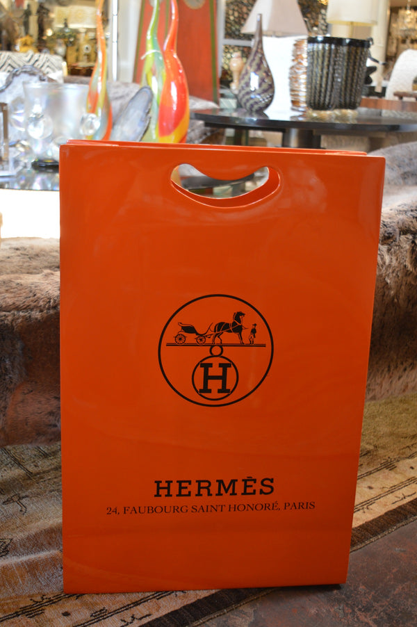 Vintage Hermès shopping Bag by Jonathan Seliger, 2014 – PEGASO