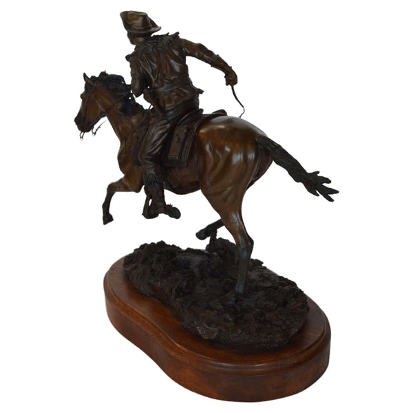James Regimbal Bronze "Pony Express" Sculpture