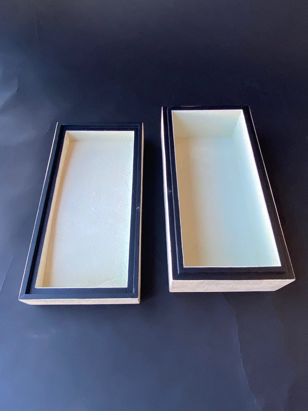 Pair of Shagreen Boxes, U.S.A. 1990s