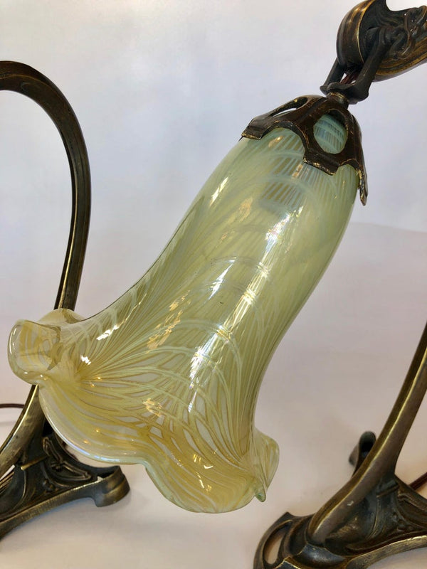 Pair of Art Nouveau Table Lamps