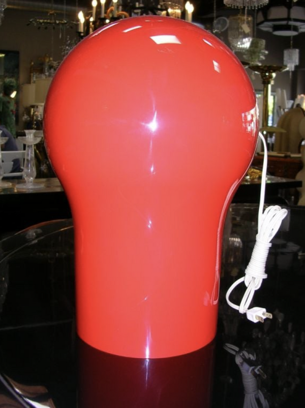 Red Telegono Lamp for Artemide by Vico Magistretti